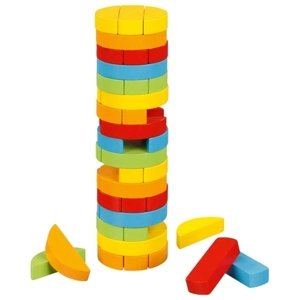 Farebná balančná veža Jenga