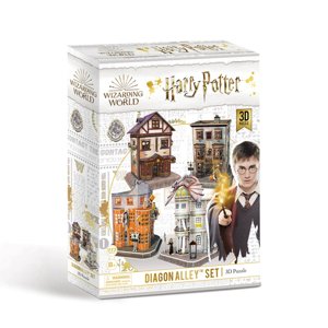 3D puzzle Harry Potter Šikmá ulička 4v1 273 dielikov