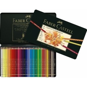Pastelky Faber-Castell Polychromos plechová krabička 36 ks