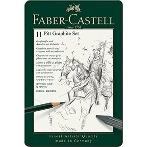 Grafitová Ceruzka Faber-Castell Pitt Monochrome Graphite sada 11 ks