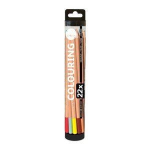 D&R Simply sada farebných ceruziek 22 ks
