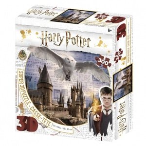 3D puzzle Harry Potter: Rokfort a Hedviga 300 dielikov