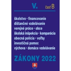 Zákony 2022 V/B - Školstvo, Obce