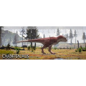 3D pravítko Carnotaurus DEEP