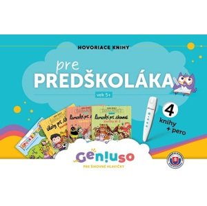 Geniuso: Balíček pre predškoláka (4 hovoriace knihy + pero)