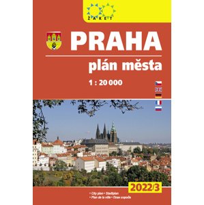 Praha plán města 1 : 20 000, vydání 2022/23