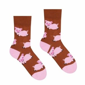Detské ponožky Prasiatka HestySocks (veľkosť: 25-29)