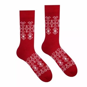 Unisex ponožky Čičman Bordový HestySocks (veľkosť: 35-38)