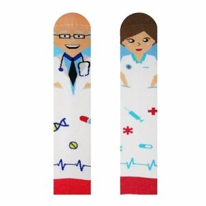 Unisex ponožky Doktor a sestrička HestySocks (veľkosť: 39-42)