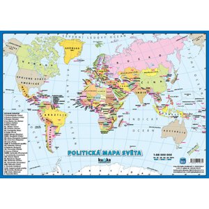 Politická mapa světa A3