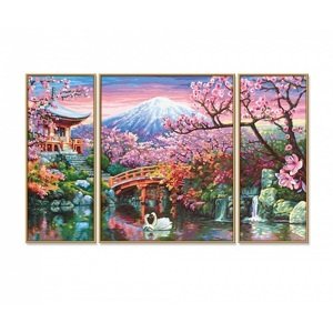 Maľovanie podľa čísel Čerešňové kvety v Japonsku (50x80 cm) Schipper
