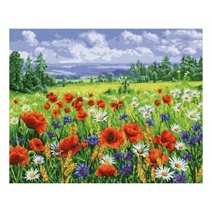 Maľovanie podľa čísel Kvetinová lúka (40x50 cm) Schipper