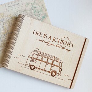 Drevený album Life is a Journey