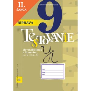 Lacná kniha Príprava na Testovanie 9 – slovenský jazyk a literatúra