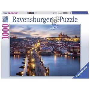 Puzzle Česká kolekcia: Praha v noci 1000 Ravensburger