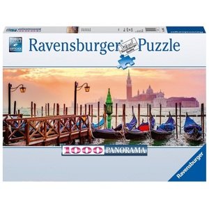 Puzzle Gondoly v Benátkach 1000 panorama Ravensburger