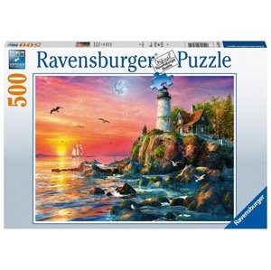 Puzzle Maják na útese 500 Ravensburger