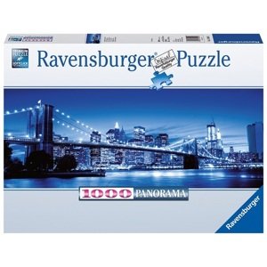 Puzzle Súmrak v New Yorku 1000 panorama Ravensburger