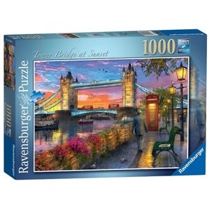 Puzzle Západ slnka pri Tower Bridge 1000 Ravensburger