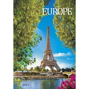 Nástenný kalendár Europe 2023