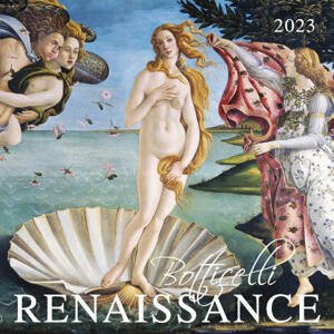 Nástenný kalendár Renaissance Botticelli 2023