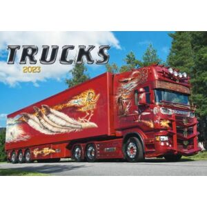 Nástenný kalendár Trucks 2023