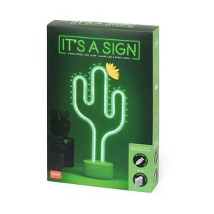 Legami Led lampa s neónovým efektom It´s Sign Cactus
