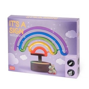 Legami Led lampa s neónovým efektom It´s Sign Rainbow