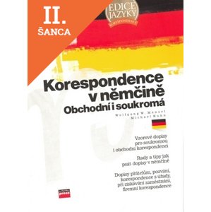Lacná kniha Korespondence v němčině