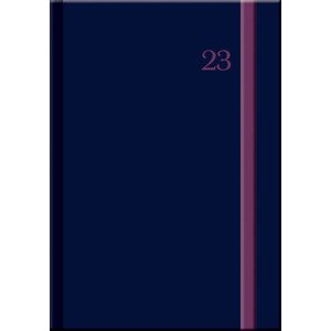 Denný diár A5 – VERTICAL Purple 2023