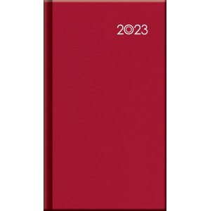 Mini diár A6 – FALCON červený 2023