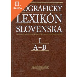 Lacná kniha Biografický lexikón Slovenska A-B