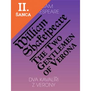 Lacná kniha Dva kavalíři z Verony - The Two Gentlemen of Verona