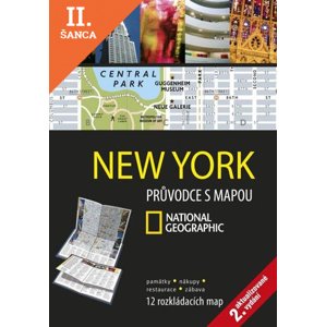 Lacná kniha New York Průvodce s mapou National Geographic, 2. vydání