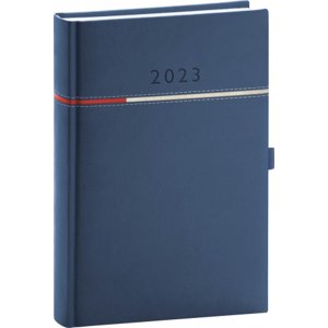 Denný diár Tomy 2023, modročervený, 15 × 21 cm