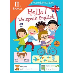 Lacná kniha Hello! We speak English + 250 slov