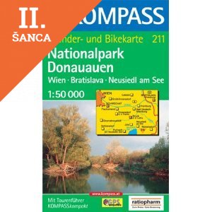 Lacná kniha Nationalpark Donauauen 1:50 000