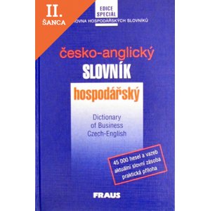 Lacná kniha Česko-anglický slovník hospodářský