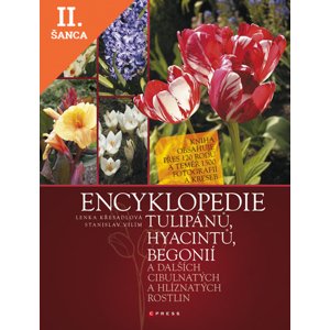 Lacná kniha Encyklopedie tulipánů, hyacintů, begonií