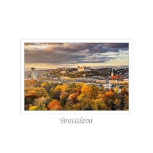 Pohľadnica A6 Bratislava XLVII (Jesenné farbičky)