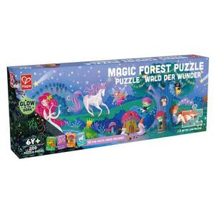 Metrové puzzle svietiaci Magický les HAPE