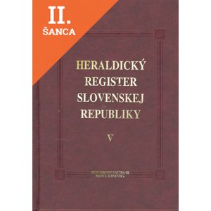 Lacná kniha Heraldický register SR V