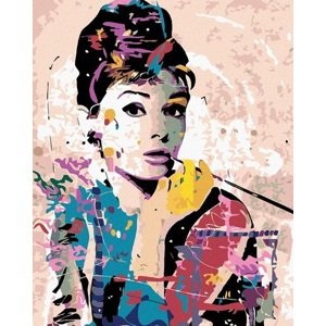 Maľovanie podľa čísel Audrey Hepburn 40x50cm Zuty