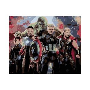 Maľovanie podľa čísel Avengers: Endgame 40x50cm Zuty