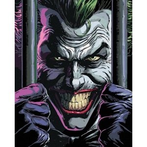 Maľovanie podľa čísel Batman: Joker za mrežami 40x50cm Zuty