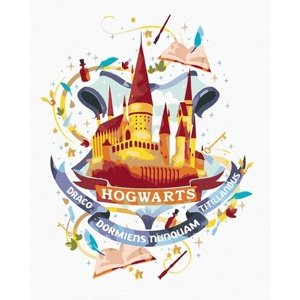 Maľovanie podľa čísel Harry Potter: Maľovaný Rokfort 40x50cm Zuty