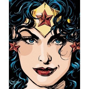 Maľovanie podľa čísel Wonder Woman: Prebal komiksu 40x50cm Zuty