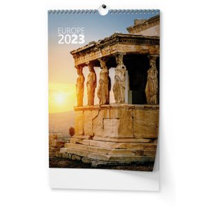 Nástenný kalendár Európa 2023, 32 x 45 cm