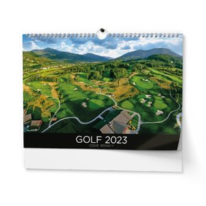 Nástenný kalendár Golf 2023, 45 x 32cm