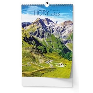 Nástenný kalendár Hory 2023, 32 x 45 cm